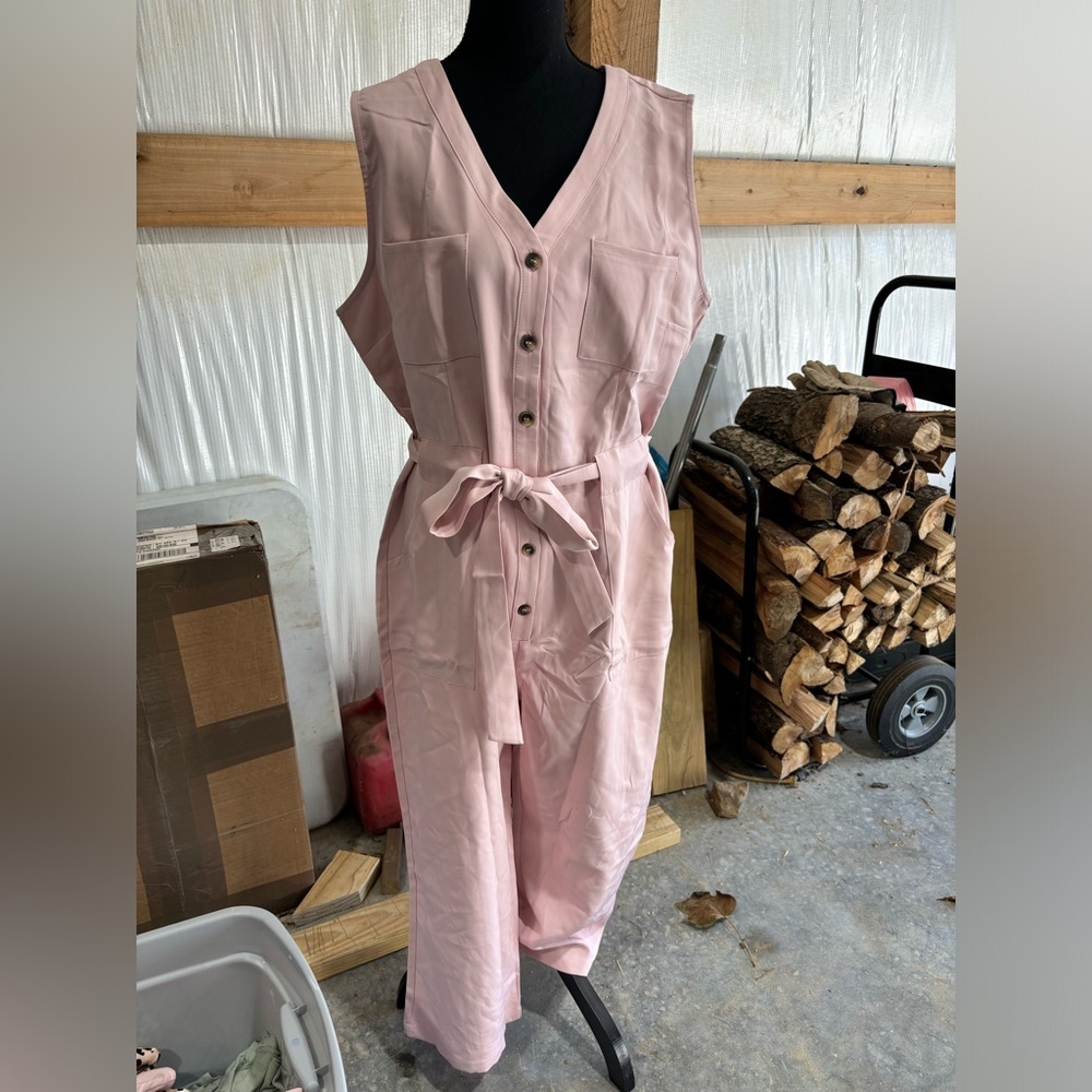 Pink Jumpsuit